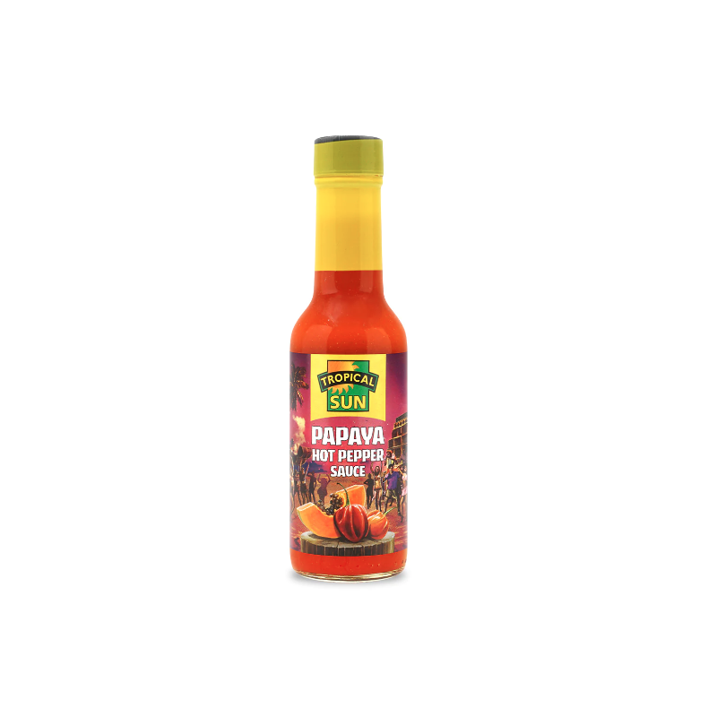 Tropical Sun Papaya Hot Pepper Sauce