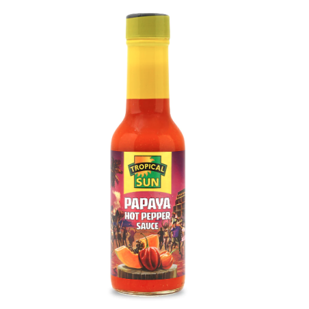 Tropical Sun Papaya Hot Pepper Sauce