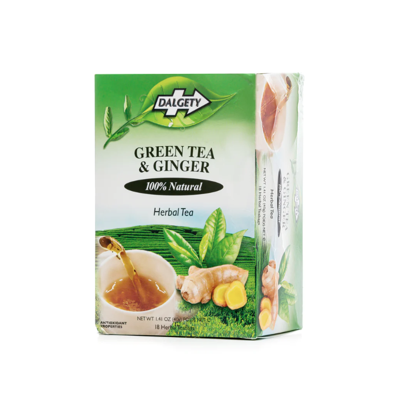 Dalgety Green Tea & Ginger Herbal Tea (20 Tea Bags)