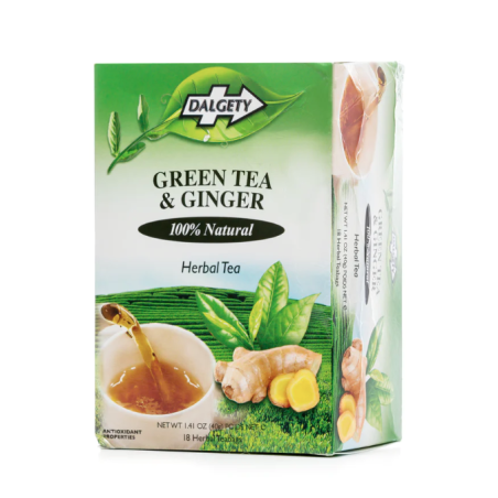 Dalgety Green Tea & Ginger Herbal Tea (20 Tea Bags)