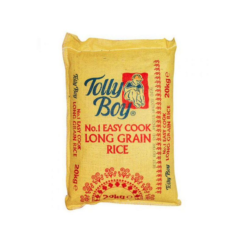 Tolly Boy Easy Cook Long Grain Rice 20kg