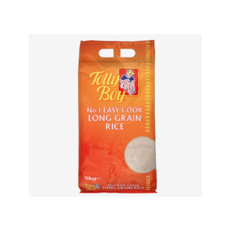 Tolly Boy Easy Cook Long Grain Rice 5kg