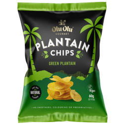 Olu Olu Plantain Chips Green 60g