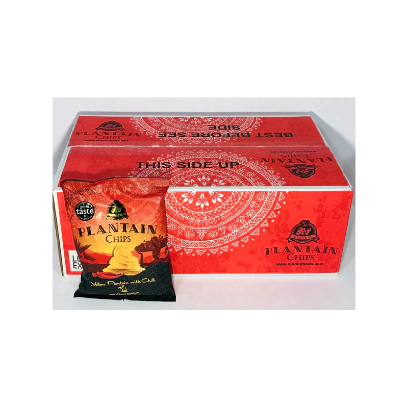 Oluolu Plantain Chips Spicy Box