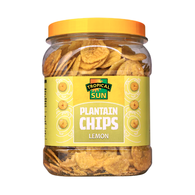 Tropical Sun Plantain Chips Tub - Lemon