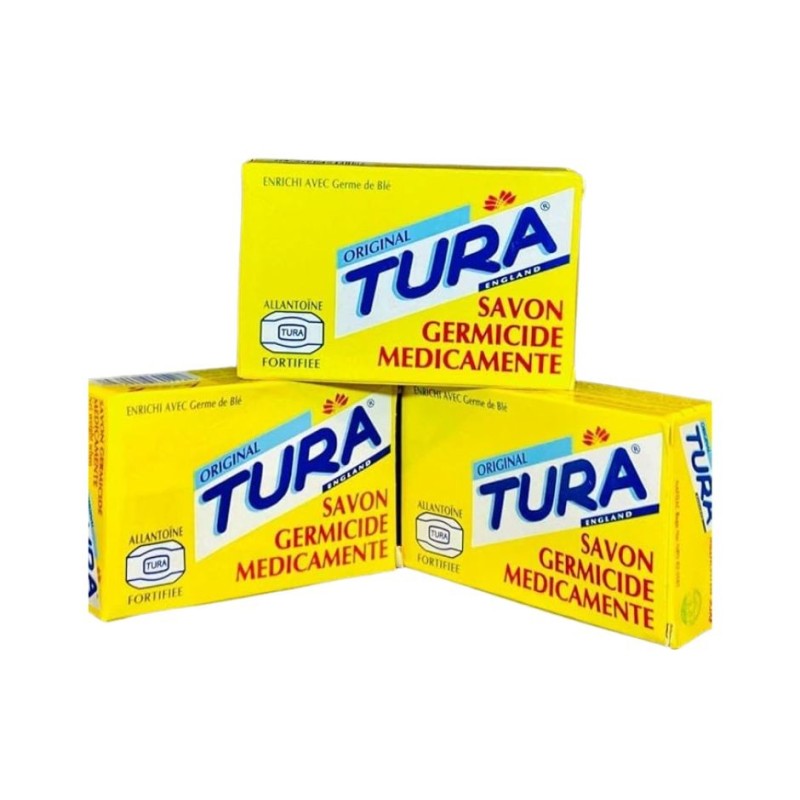 Tura Germicidal Medicated Soap Pack of 3