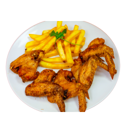 Chicken Wings & Fries