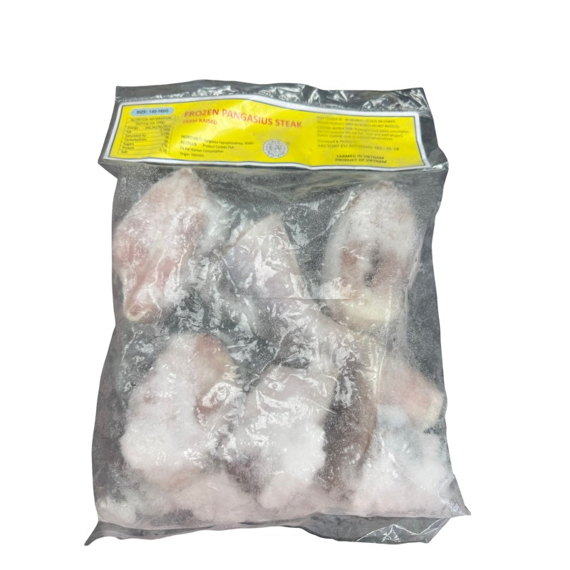 Frozen Pangasius Steaks (Farm Raised)